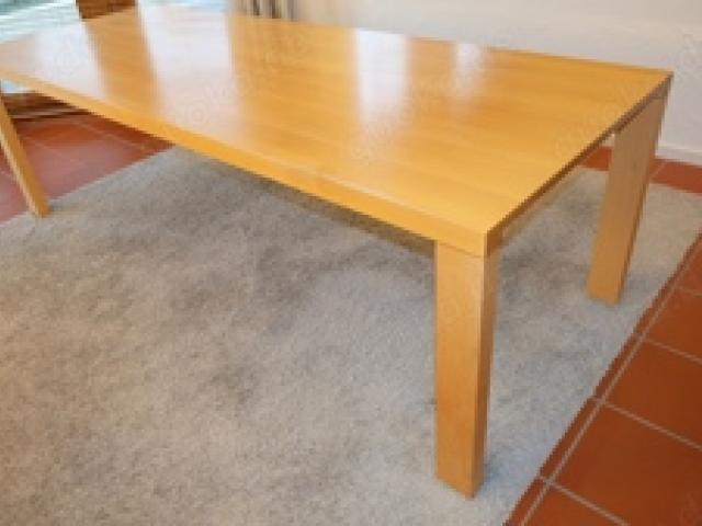 Designer Esstisch  Essenza  Ahorn moderne Form 204x90x75 - 1